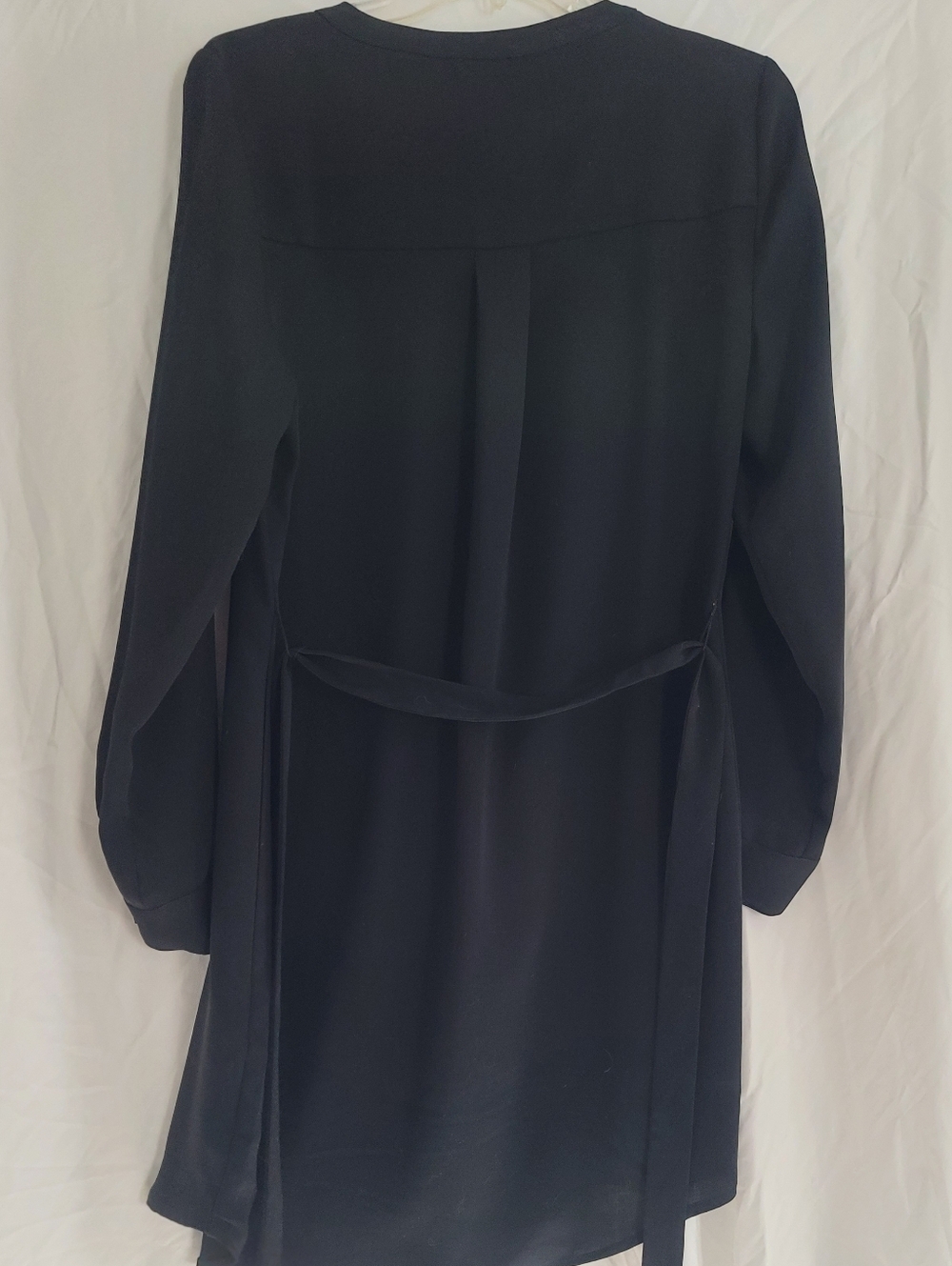 Adrienne Vittadini Long Sleeved Black Dress - Picture 2 of 5
